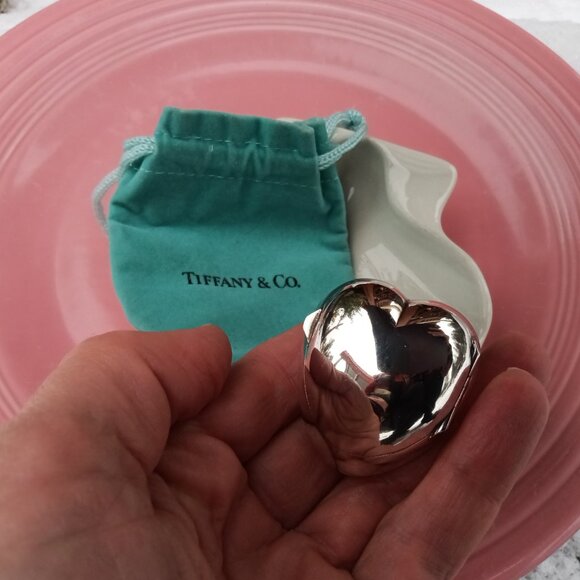 Tiffany & Company Sterling Heart Box - Picture 3 of 7